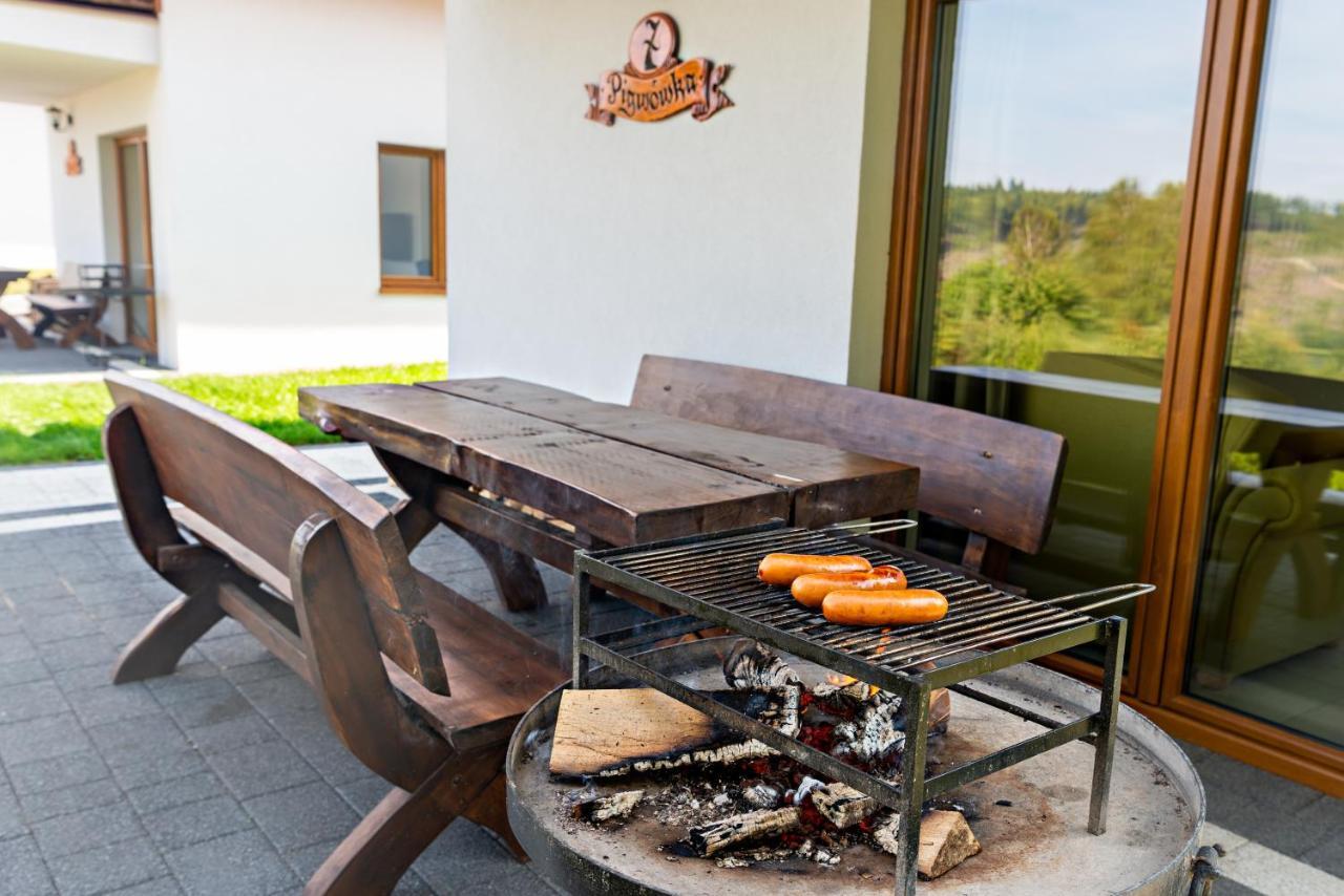 Malinowe Wzgorze Domki 90 M2 Z Sauna I Balia Krzeszna Exterior foto